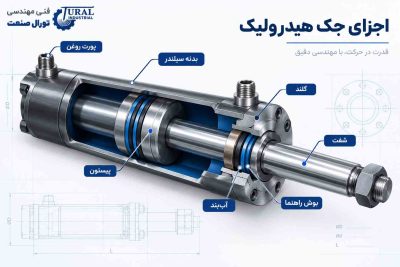 اجزای جک هیدرولیک