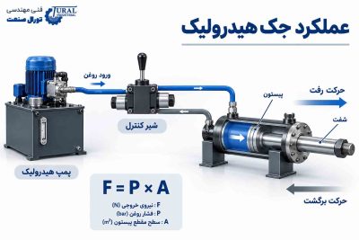 جک هیدرولیک چگونه کار میکند